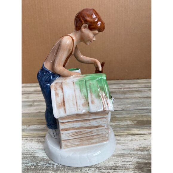 1981 Royal Doulton Childhood Days "As Good as New" HN 2971 Figurine Boy & Dog - Picture 4 of 11